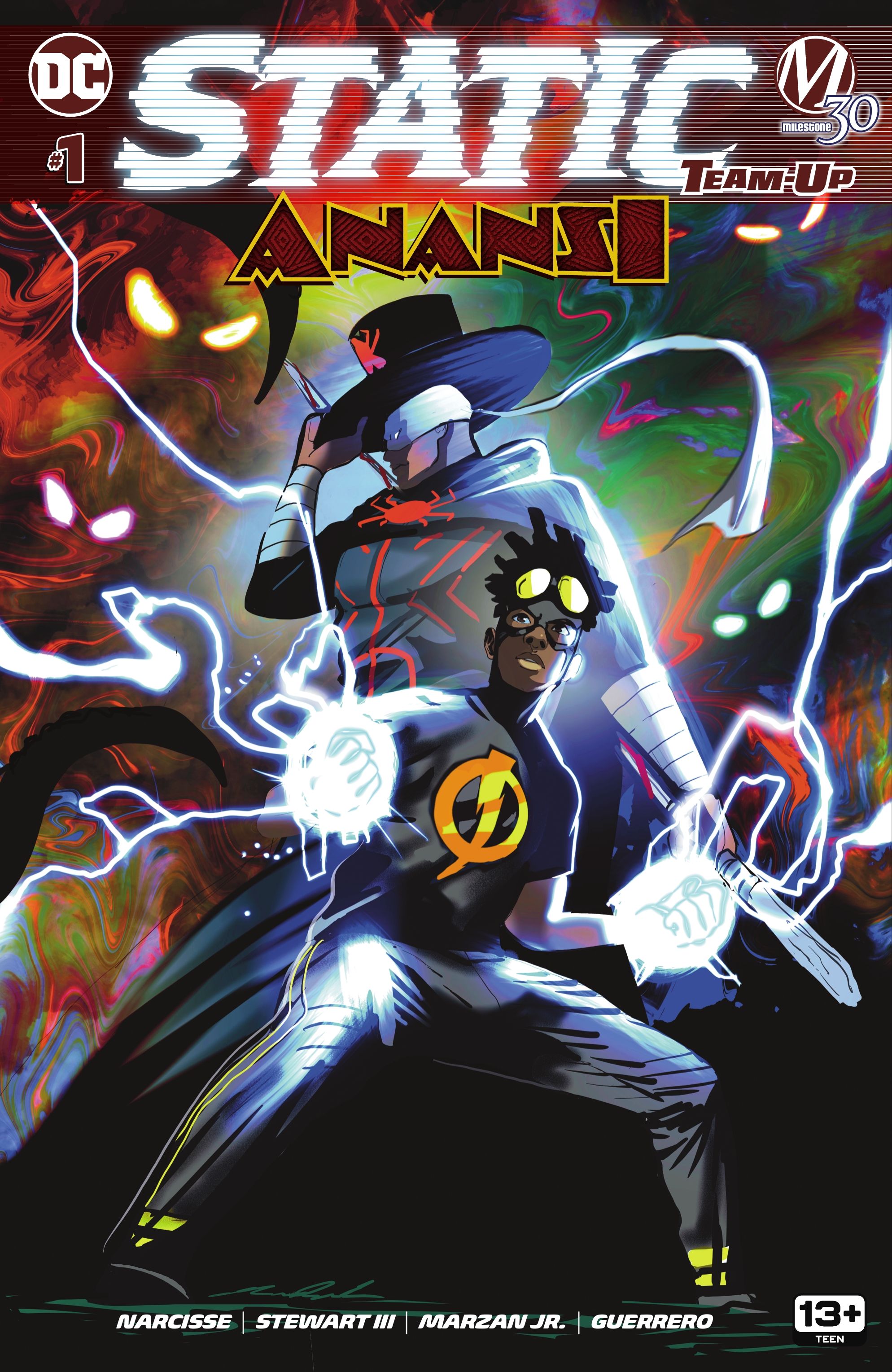 Static Team-up Anansi #1 cover