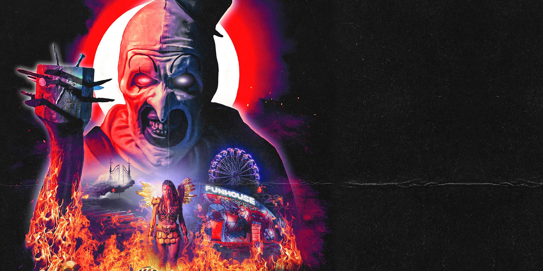 Damien Leone's Terrifier 2 Official Poster David Howard Thorton as Art the Clown Carnival