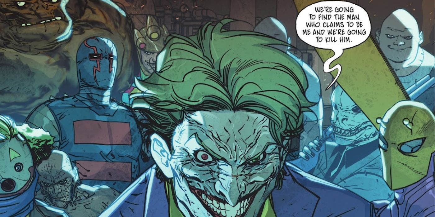 O Coringa está na frente de uma coalizão de vilões de Gotham.