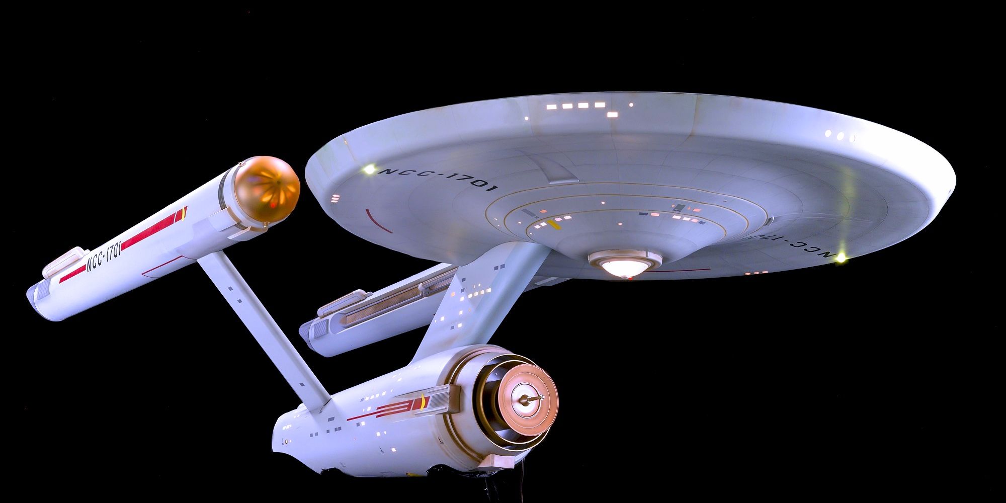The original USS Star Trek Enterprise model by Matt Jeffries.