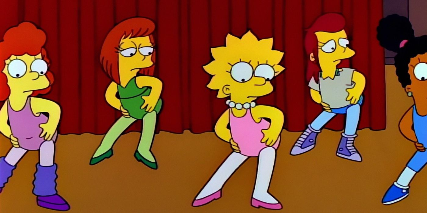 Lisa Simpson pratica dança na 4ª temporada de Os Simpsons 