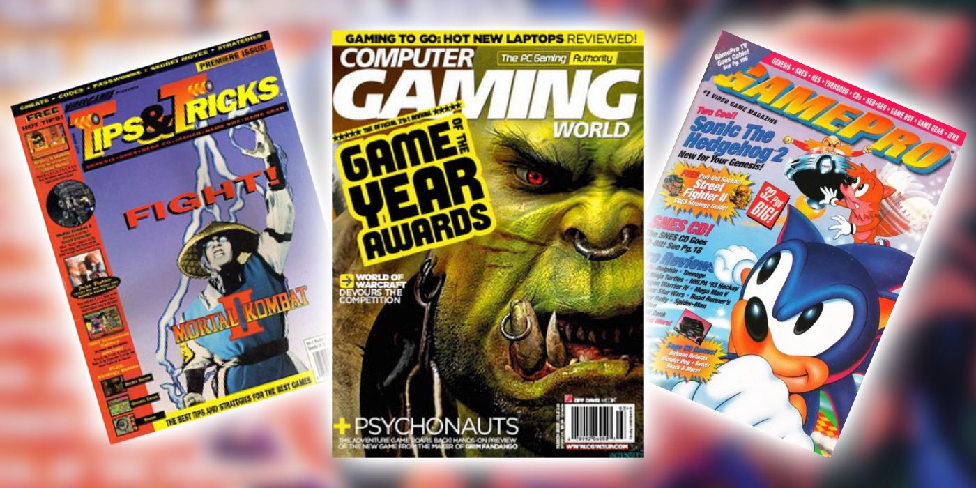 game magazine covers