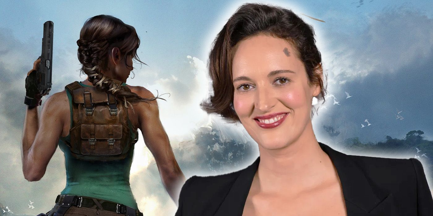 Lara Croft and Phoebe Waller-Bridge