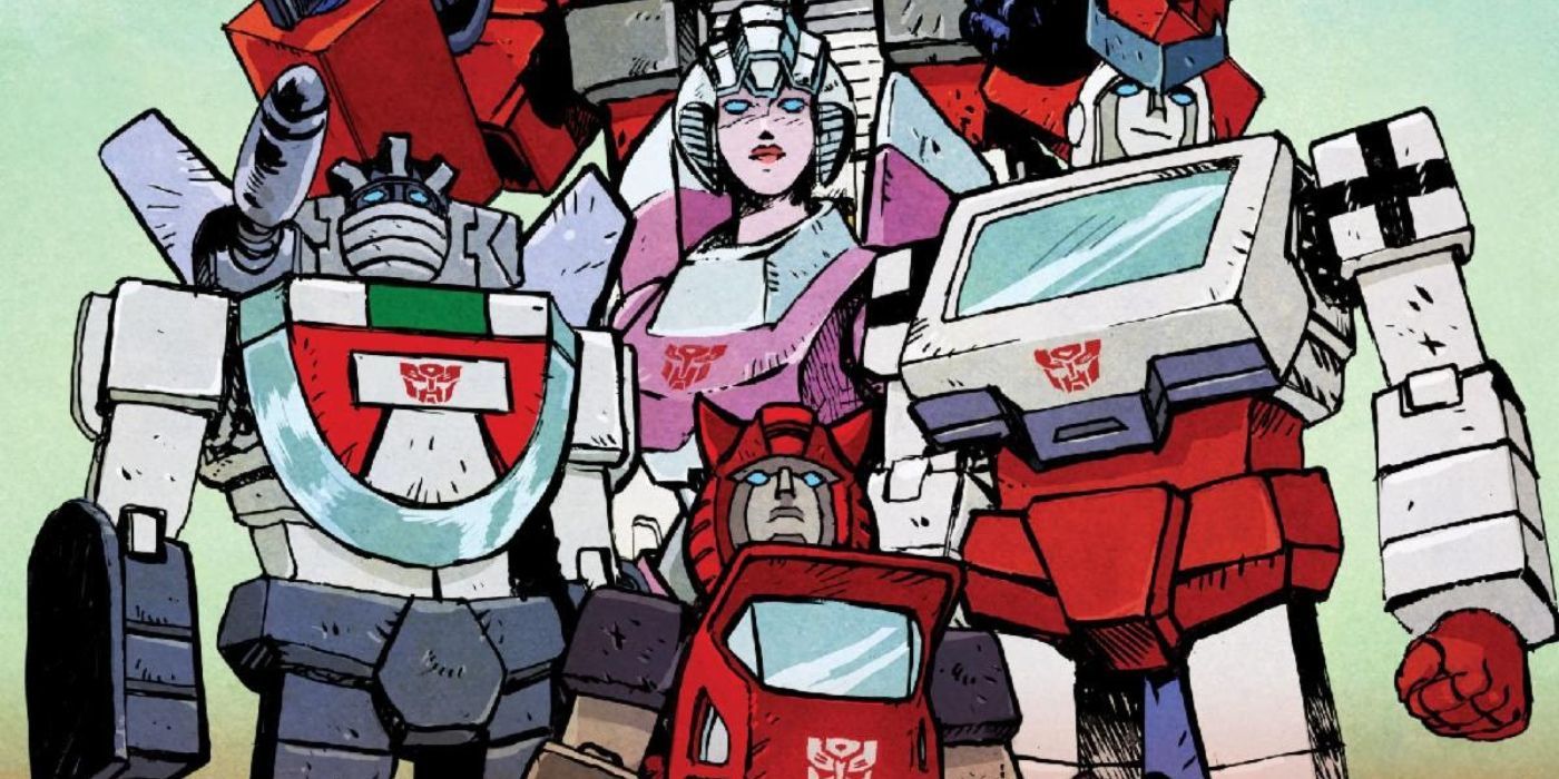 Cliffjumper e os Autobots na reinicialização dos quadrinhos Transformers da Skybound.