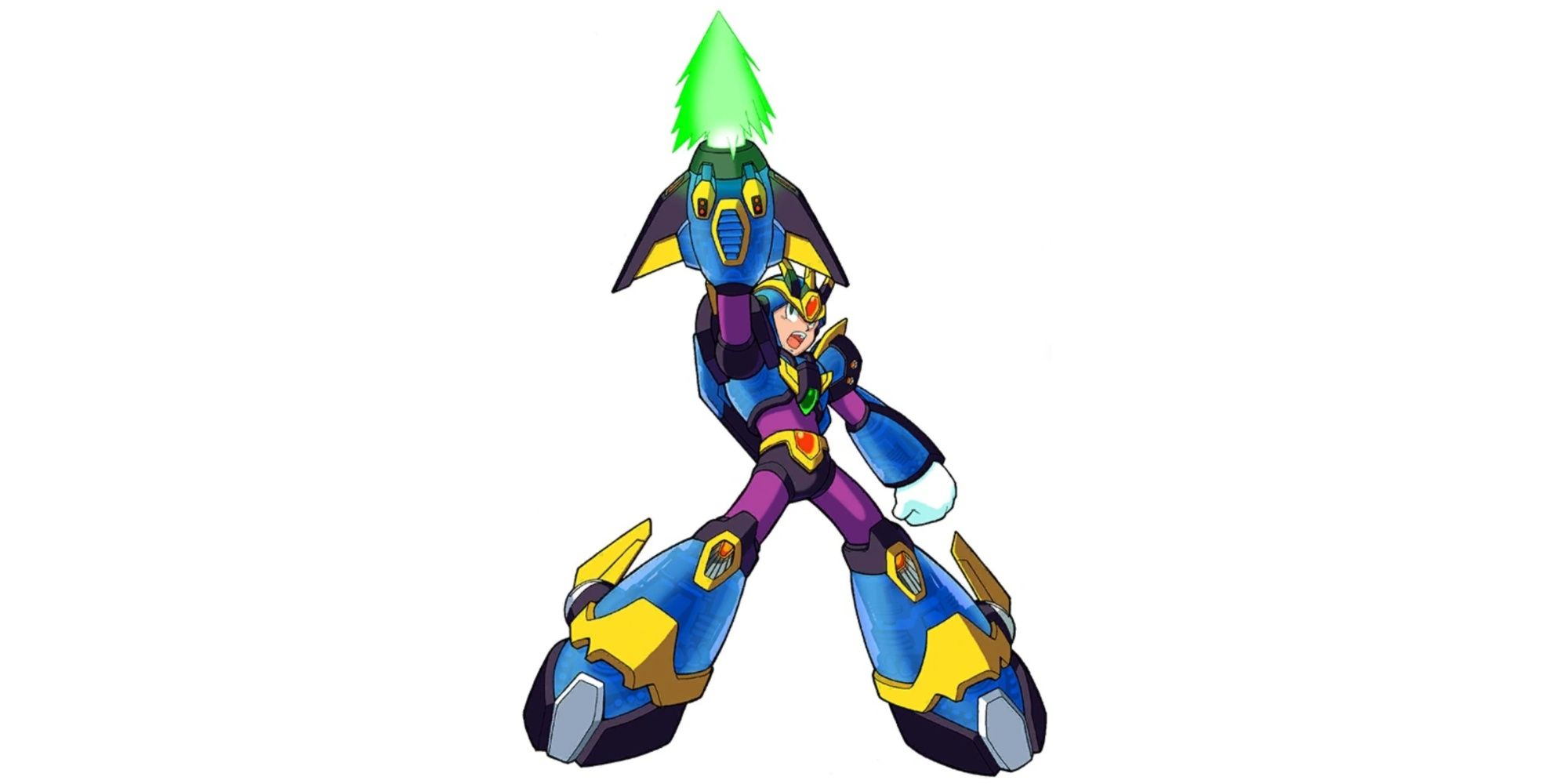 X vestindo a Ultimate Armor de Mega Man X4