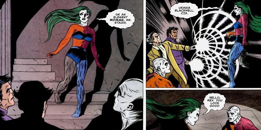 Urania Blackwell se junta a Metamorpho e companhia em uma área subterrânea na DC's Wednesday Comics