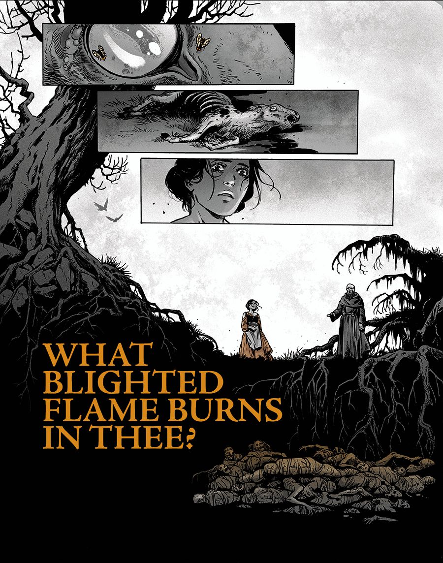 What Blighted Flame Burns in Thee arte de pré-visualização de Cloonan