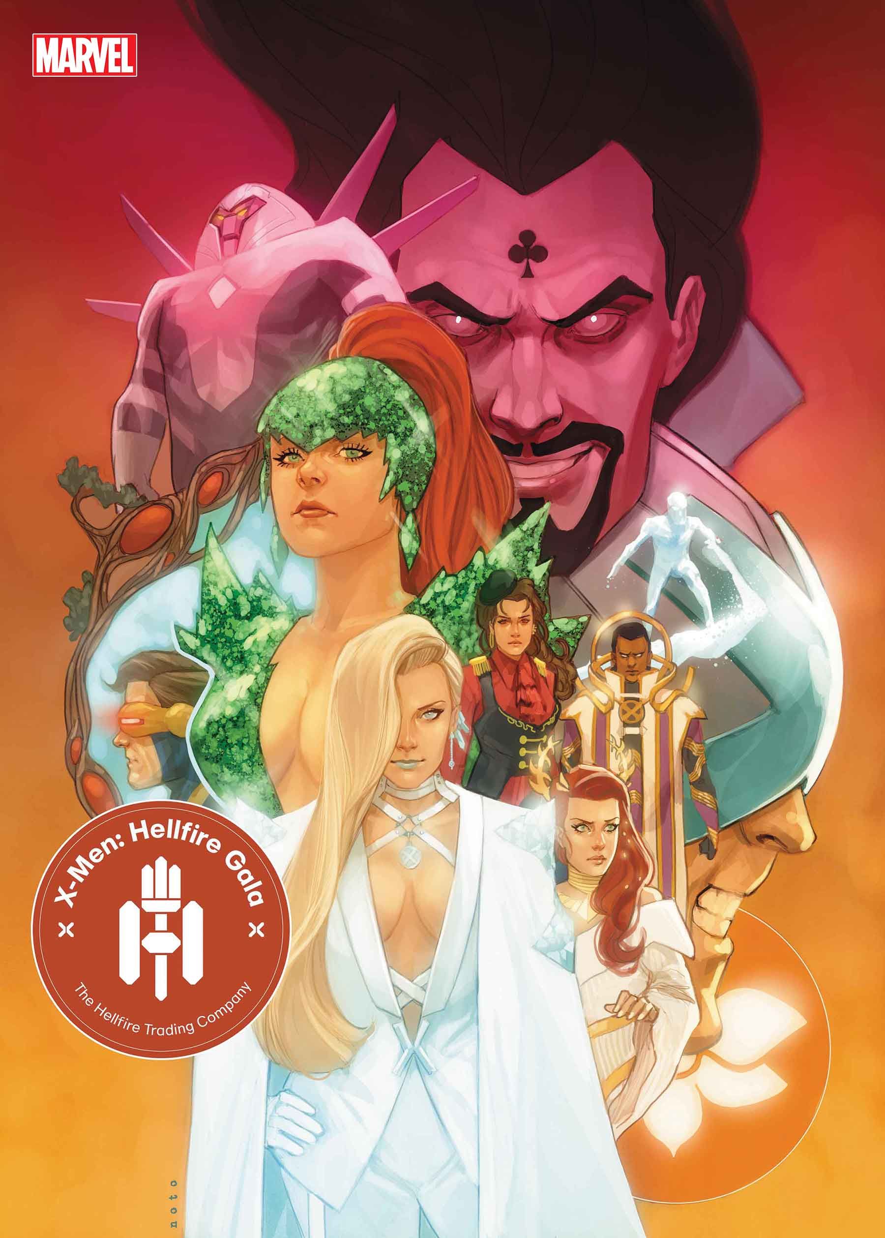 Phil Noto's main cover for the Hellfire Gala #1