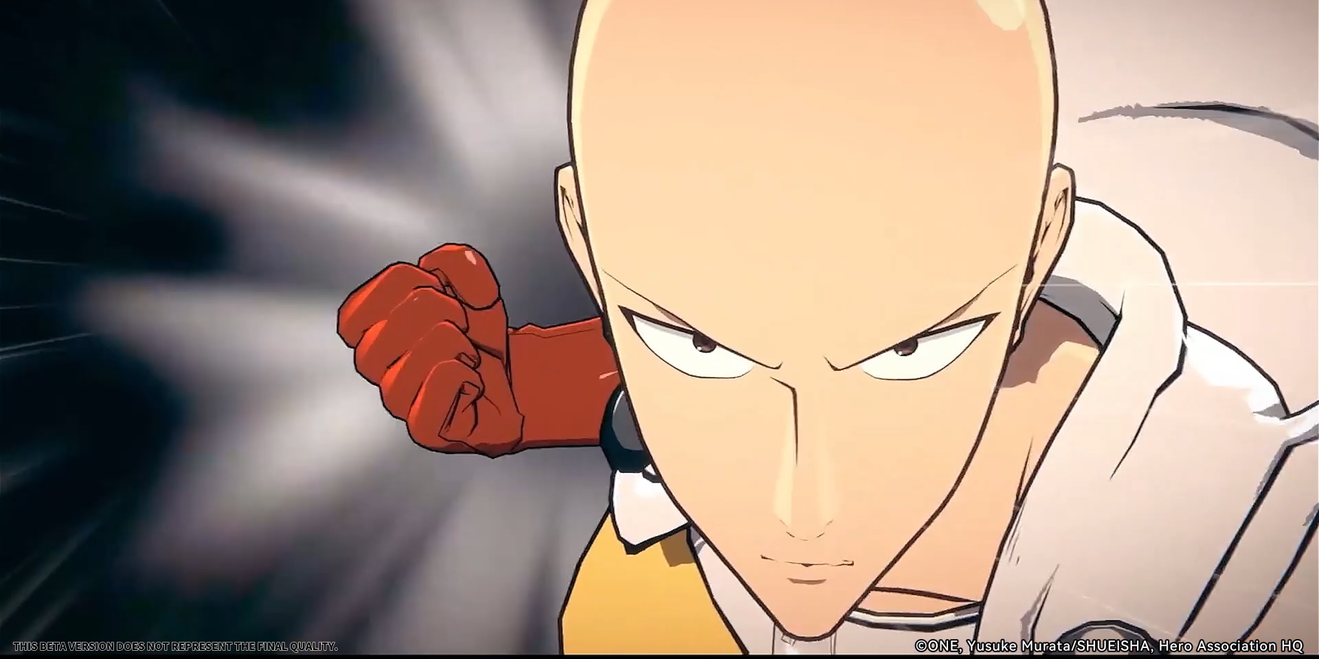 One-Punch Man World Saitama throws a punch