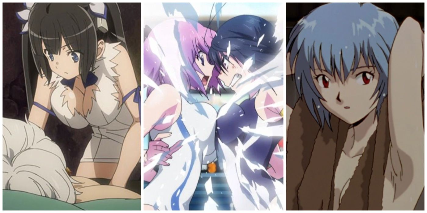 Animes com boas histórias, porém repletos de fan service
