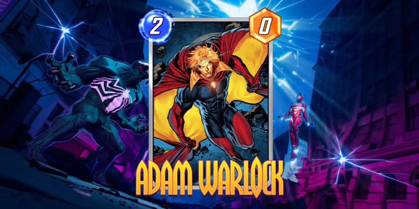 Cartão de Adam Warlock no Marvel Snap