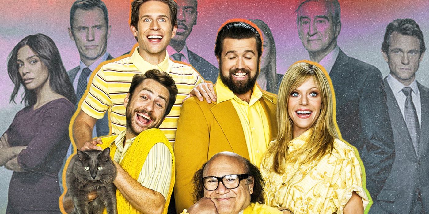 It's Always Sunny in Philadelphia and Law and Order Combined Promotional Images