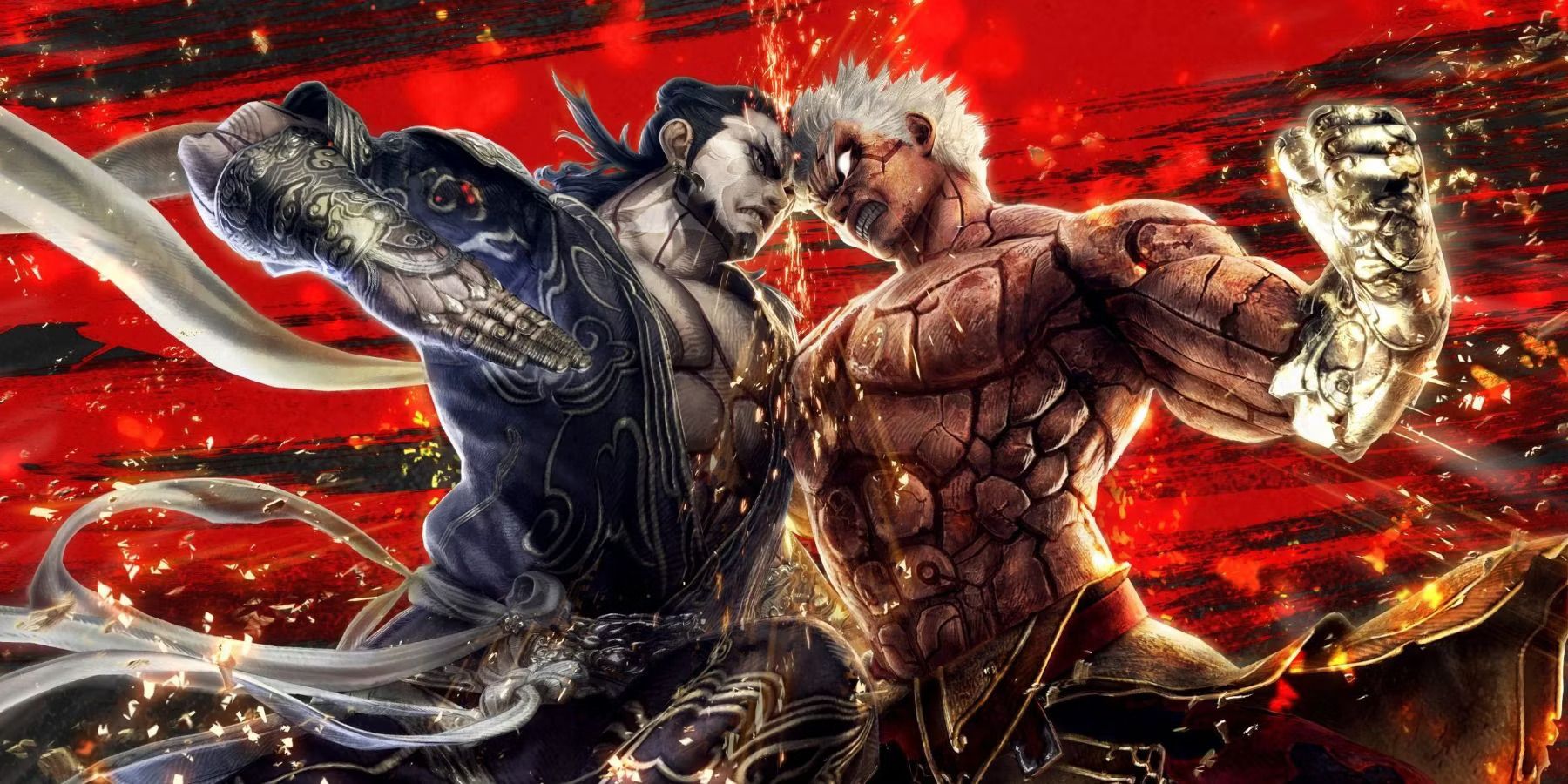 Asura lutando contra Yasha em Asura's Wrath.