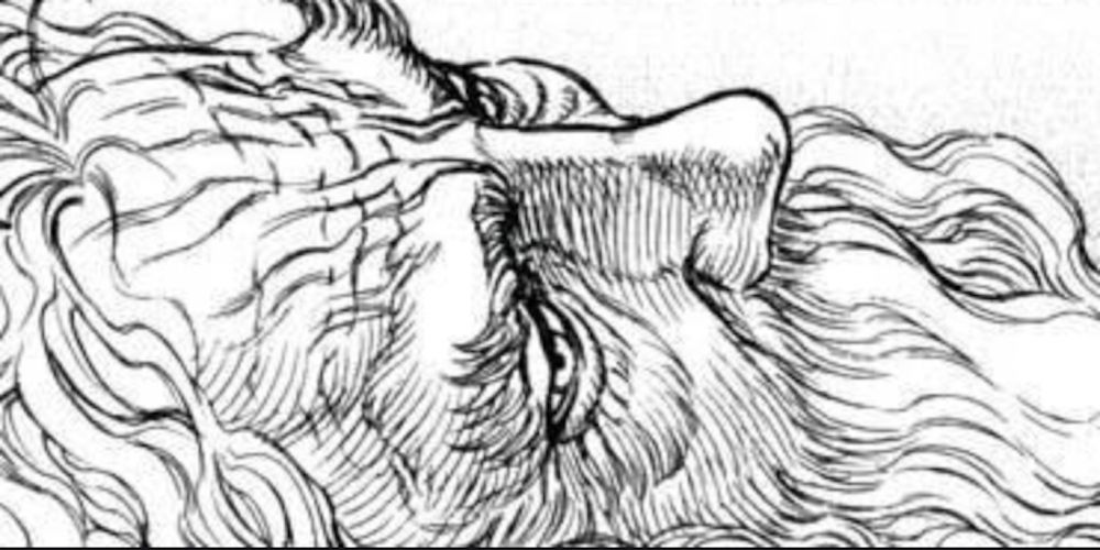 Godo donne des conseils à Guts alors qu'il est sur son lit de mort dans le manga Berserk