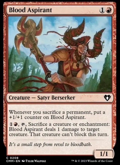 Cartão Aspirante de Sangue em Magic: the Gathering