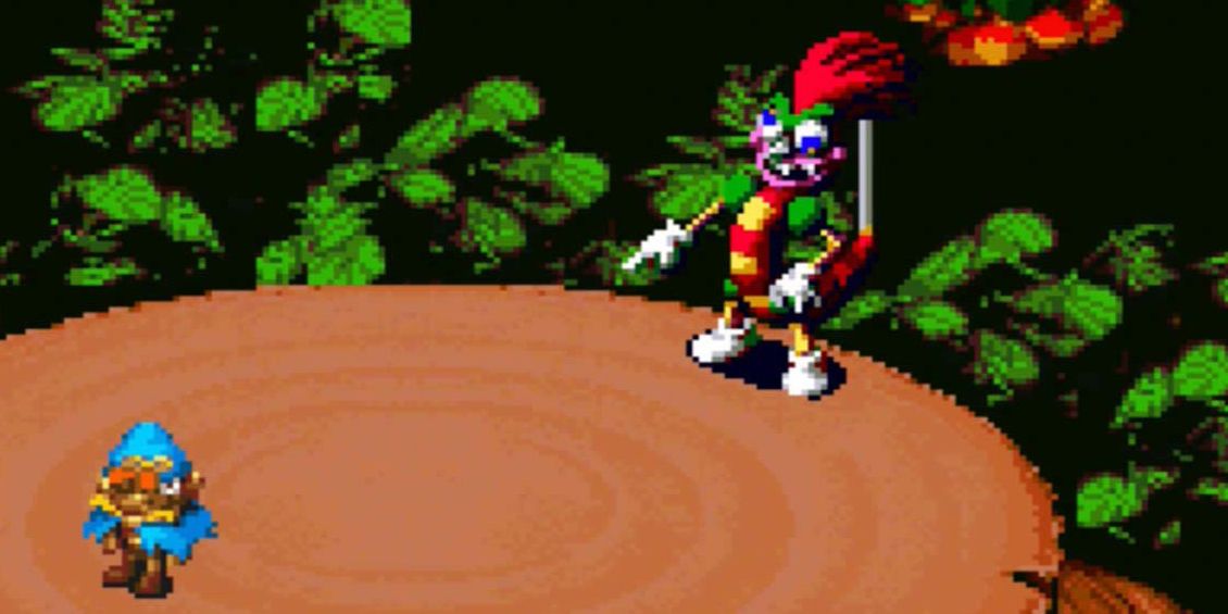 Bowyer confronta Geno em Super Mario RPG