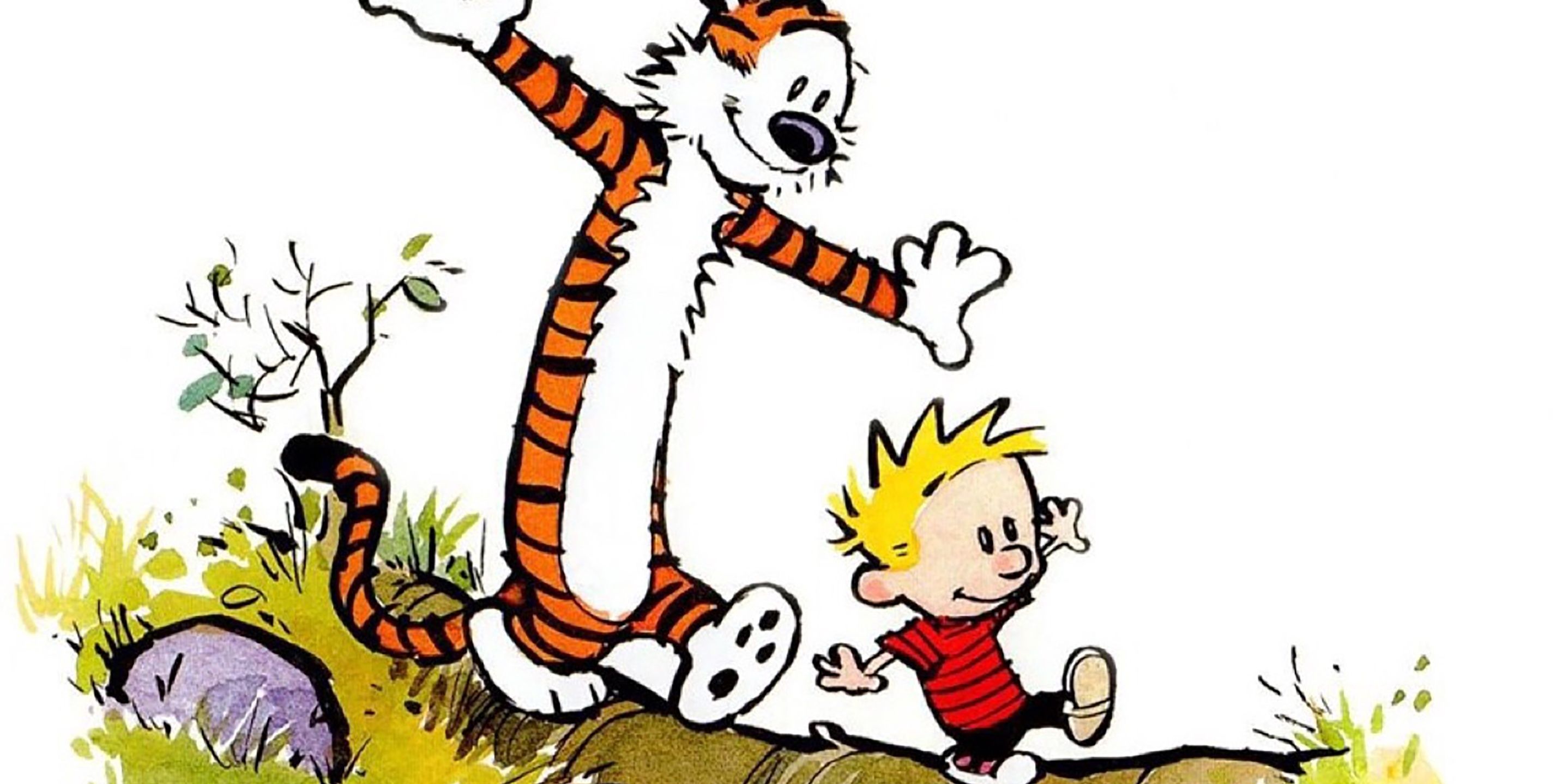 Calvin and Hobbes enjoying a Childhood Summer