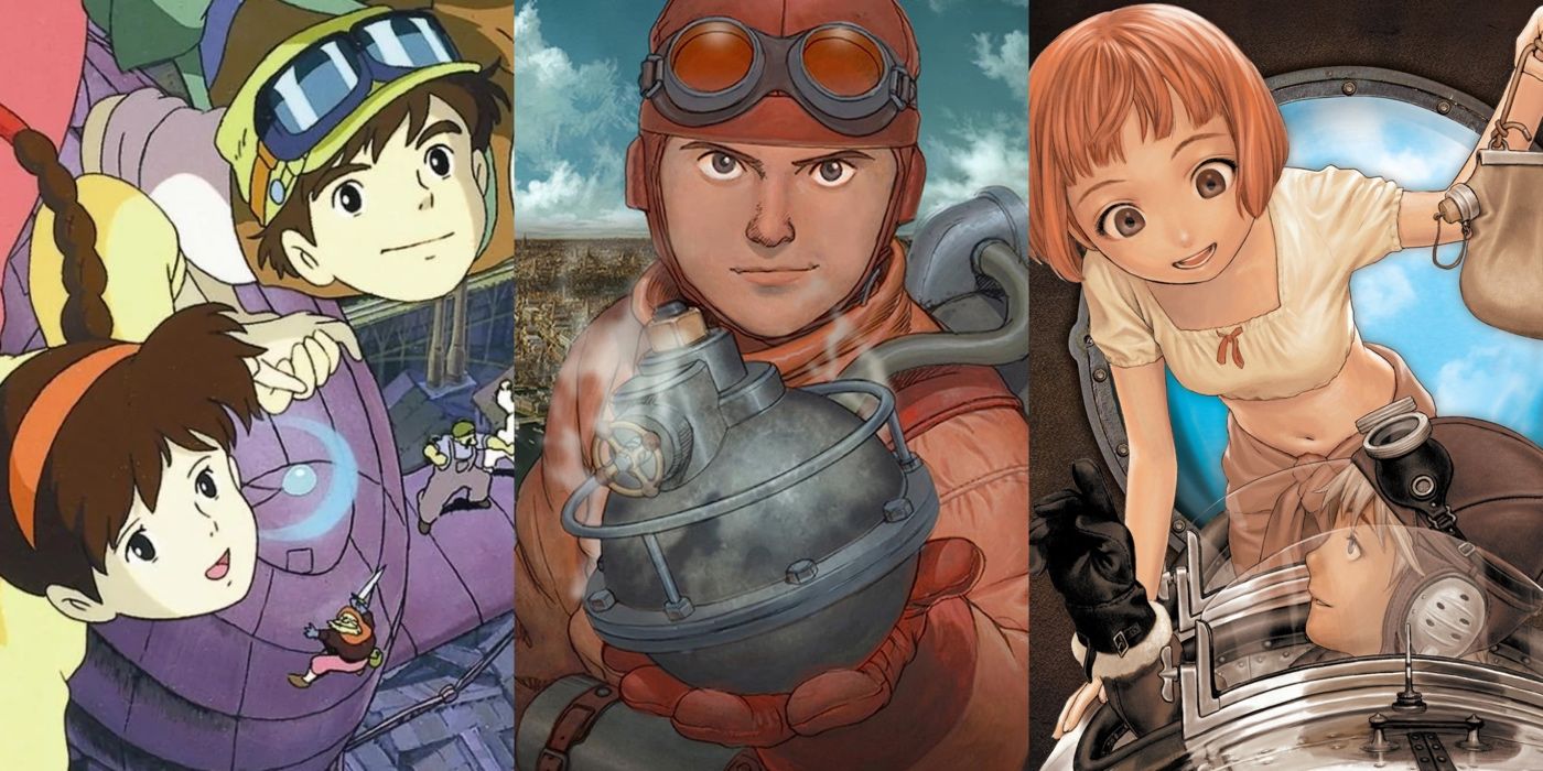 Laputa: Castle In The Sky, Steamboy, and Last Exile