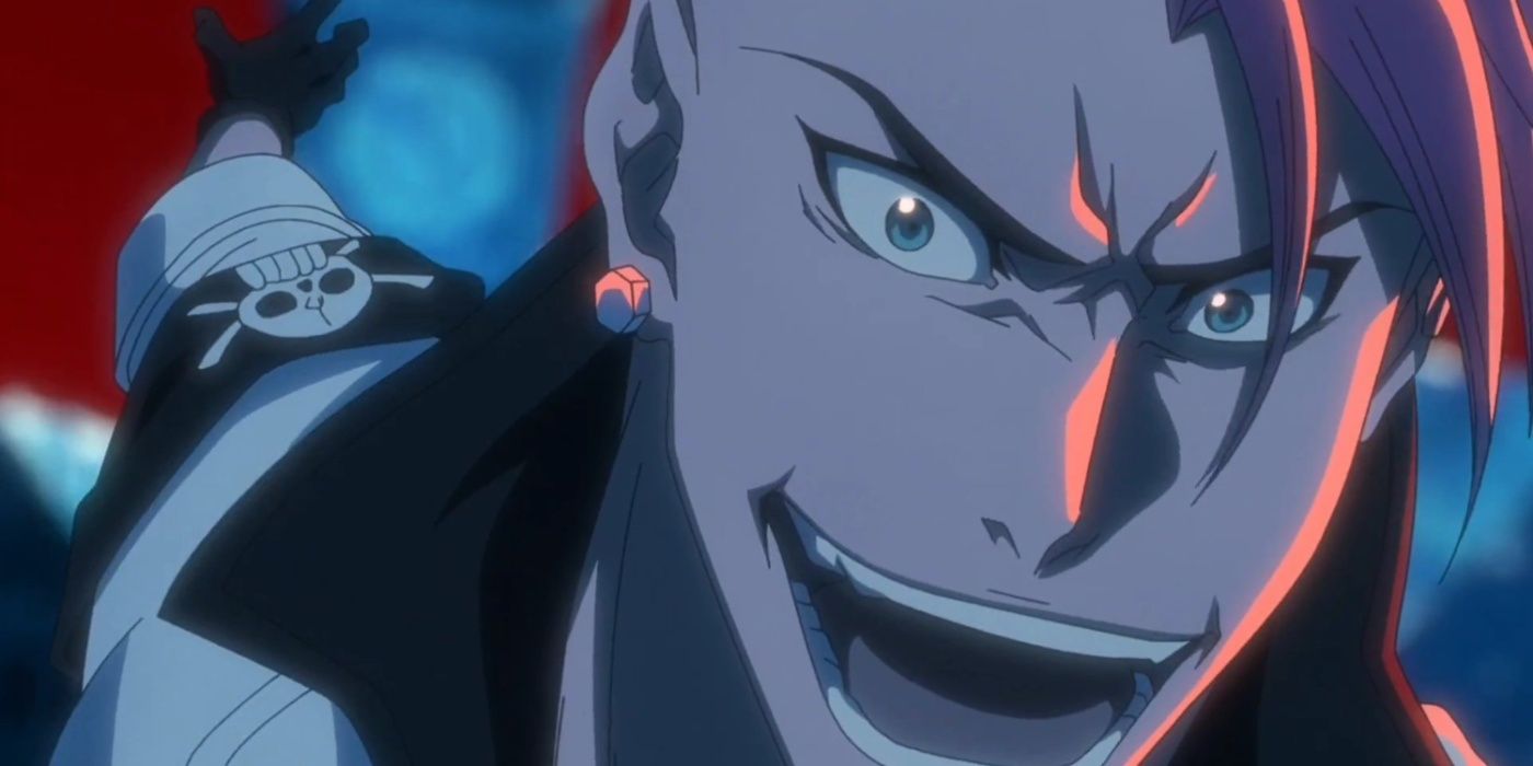 Bazz-B Laughing While Dealing With Hitsugaya's Ice In Bleach