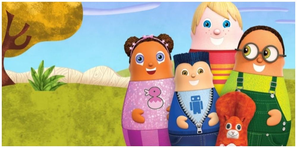 Eubie, Twinkle, Kip, Fran, and Wayne in Higglytown Heroes
