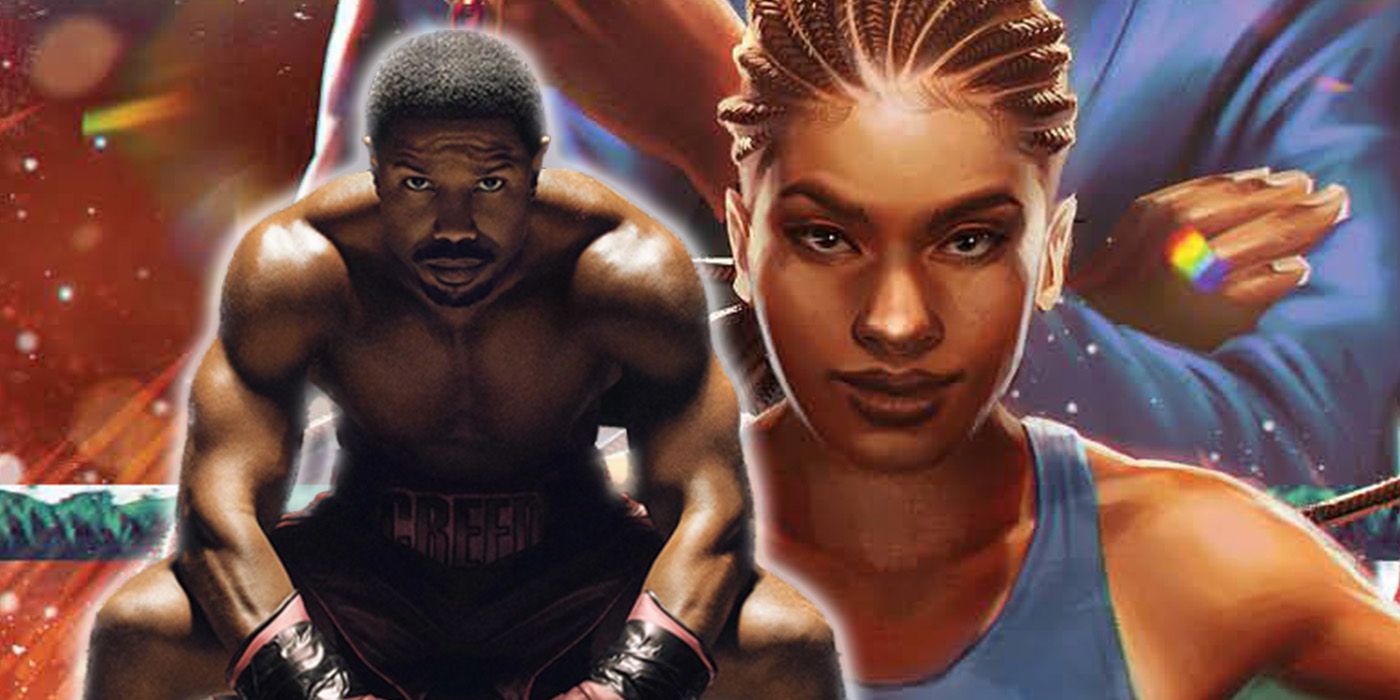 Creed from the live-action movie and Amara on the cover of Creed: The Next Round