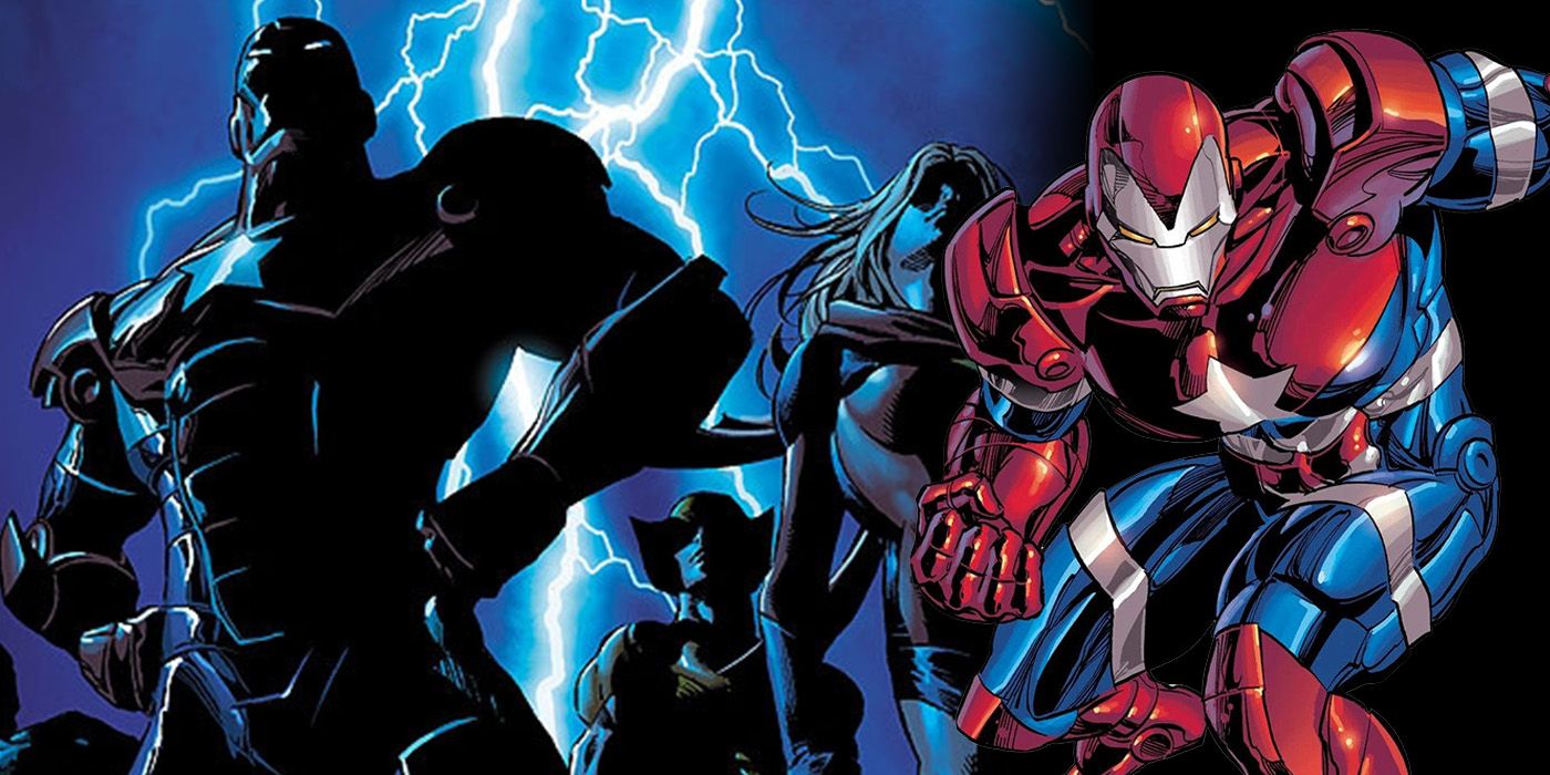 Marvel's Dark Reign comic cover with Dark Avengers and Norman Osborn's Iron Patriot