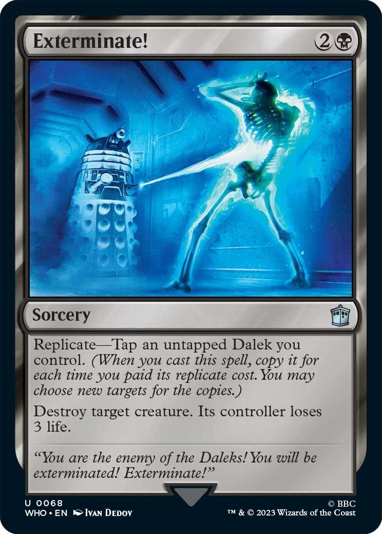 EXTERMINAR!  De Doctor Who MTG