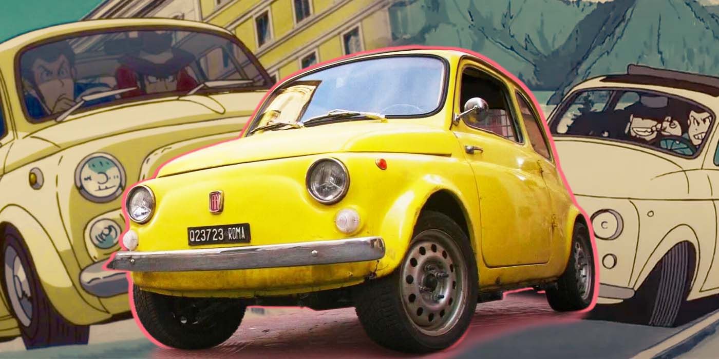 FIat 500 from Mission Impossible 7 Dead Reckoning and Lupin III