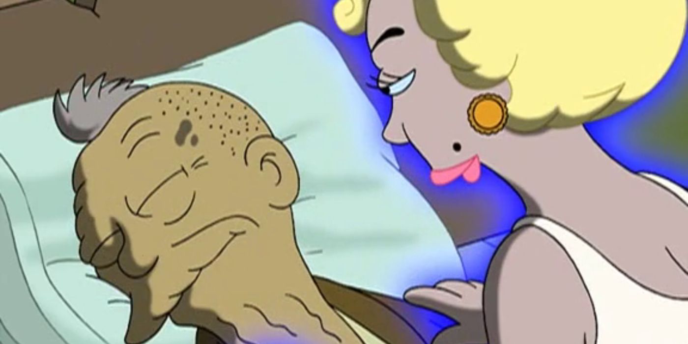 Billy Everyteen morre nos braços de um robô Marilyn Monroe em Futurama