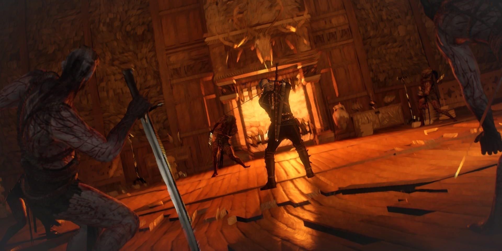 Geralt fights Iris' Greatest Fear In The Witcher 3.