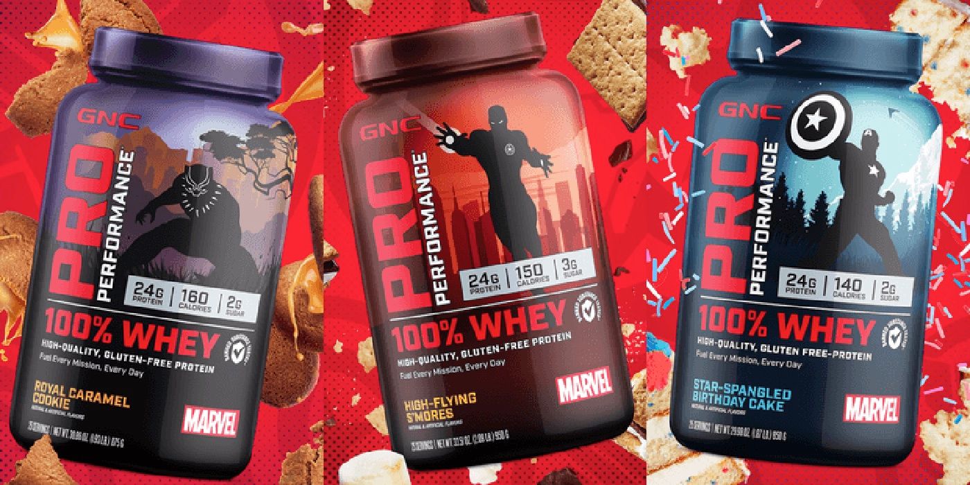 GNC and Marvel collaboration.