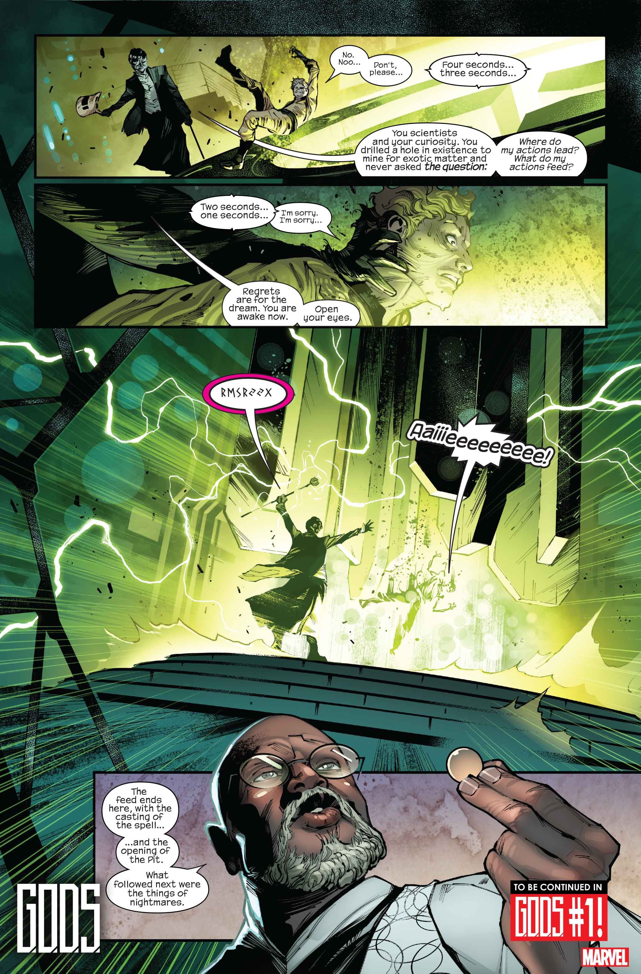Marvel Reveals a First Look at the Cosmos-Altering G.O.D.S. #1