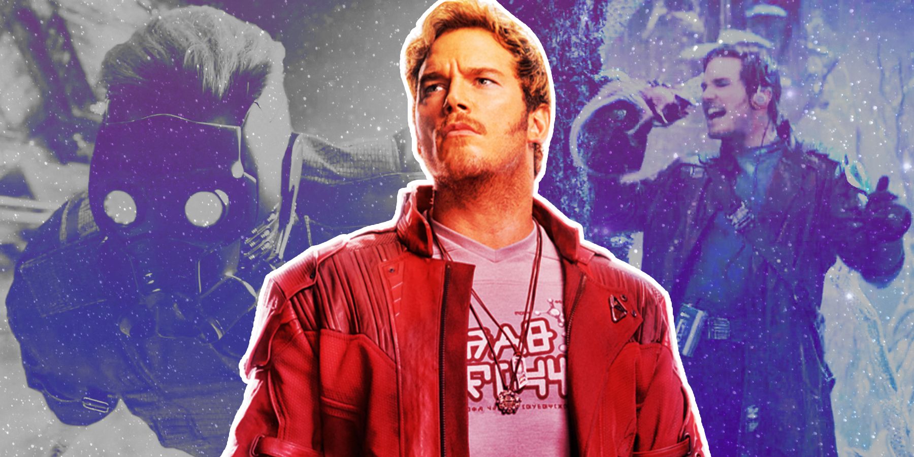 Peter Quill/ Star-Lord as seen in various moments of the Guardians of the Galaxy trilogy