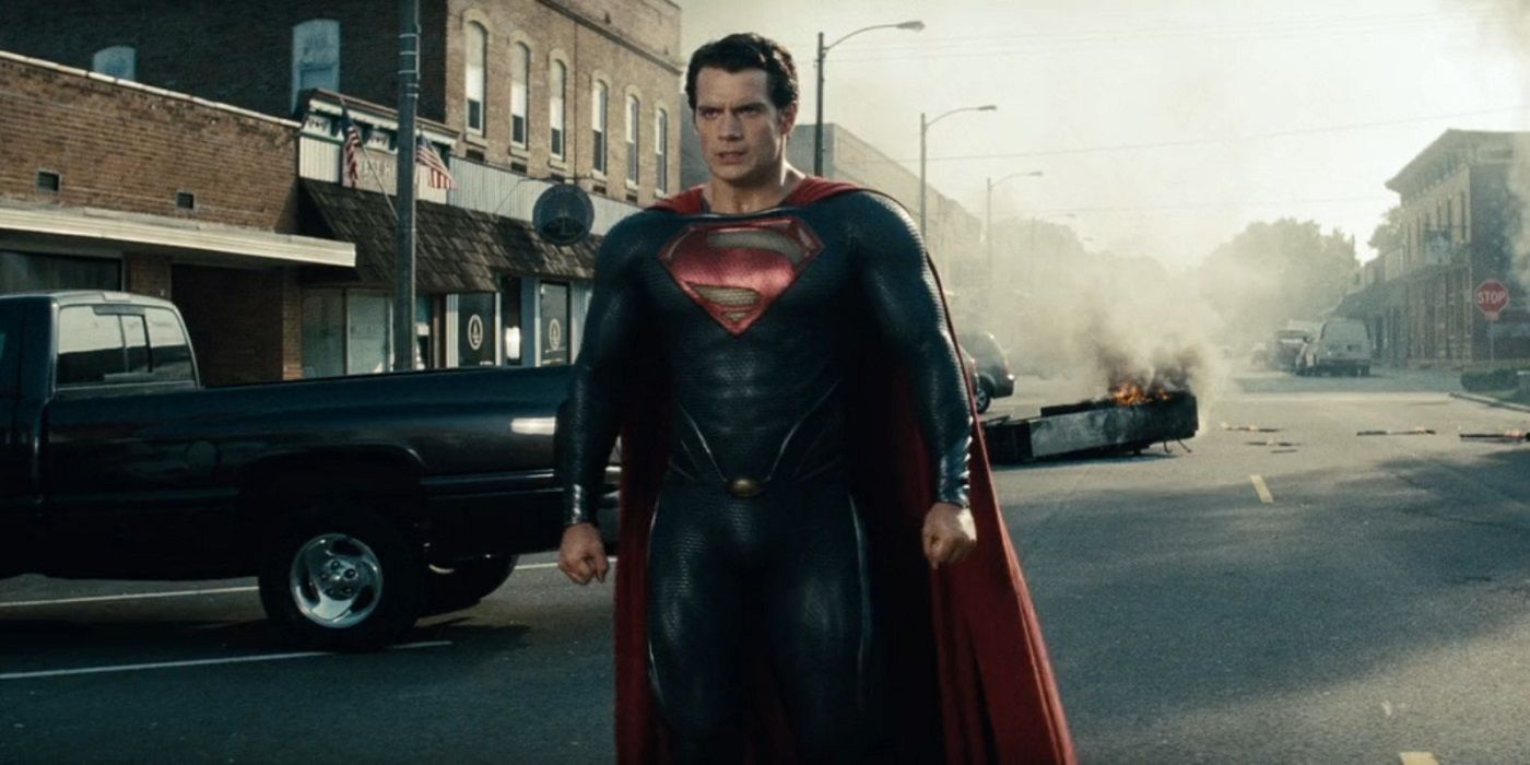 Henry Cavill is Superman in Man of Steel.