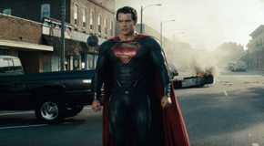Henry Cavill is Superman in Man of Steel.