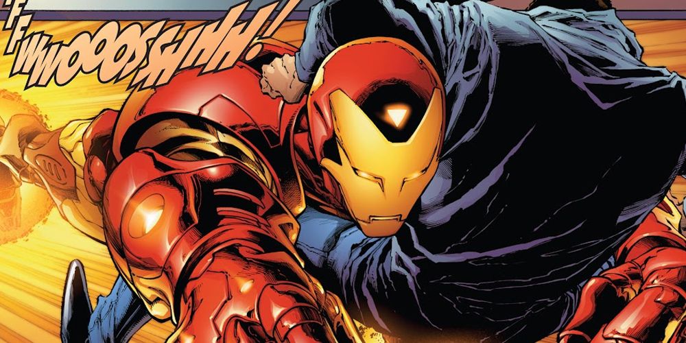 Iron Man tackles Peter Parker in One More Day