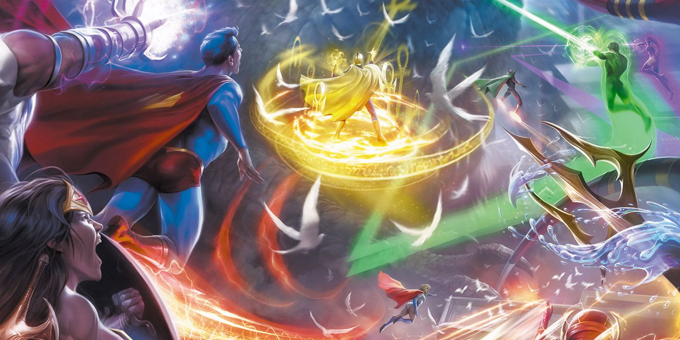 Justice League vs Starro by Agnes Garbowska, in Phillip