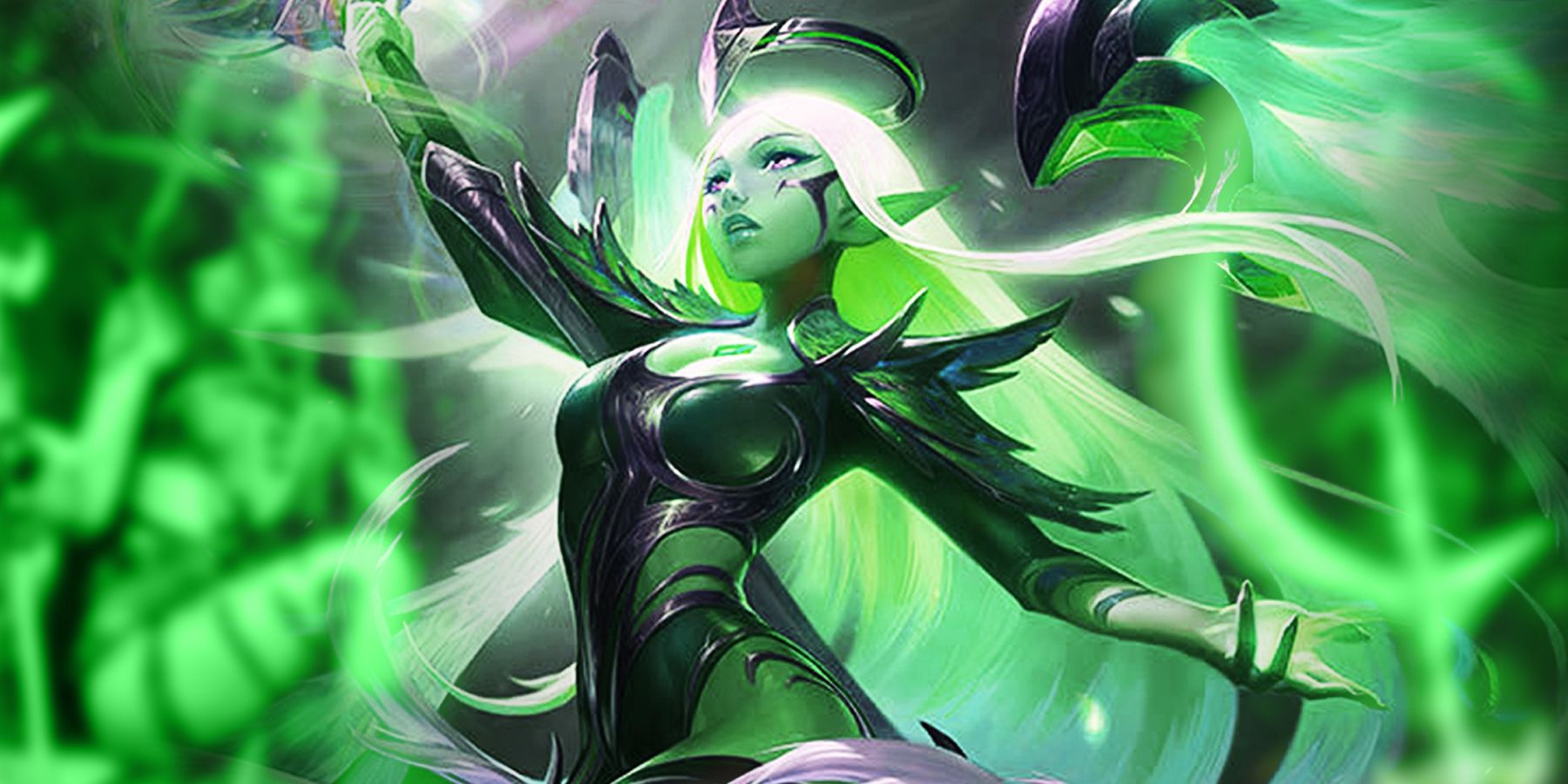 Starchild of League of Legends in green