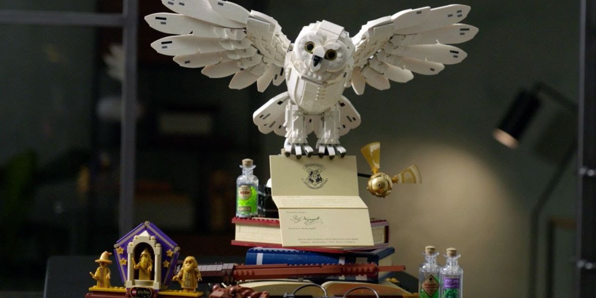 Conjunto LEGO inspirado em Harry Potter, ícones de Hogwarts - edição de colecionador