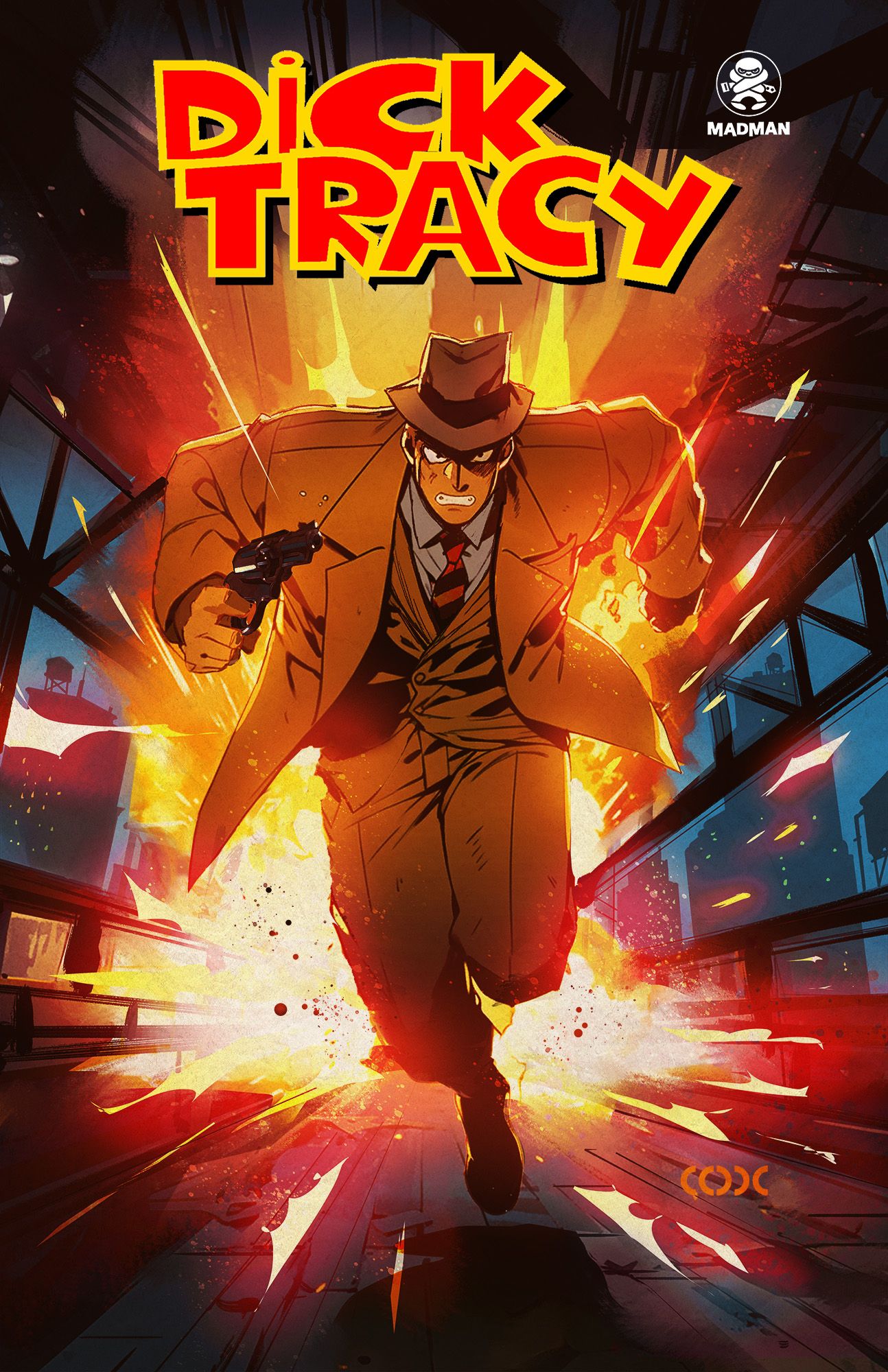 Dick Tracy como um herói de mangá