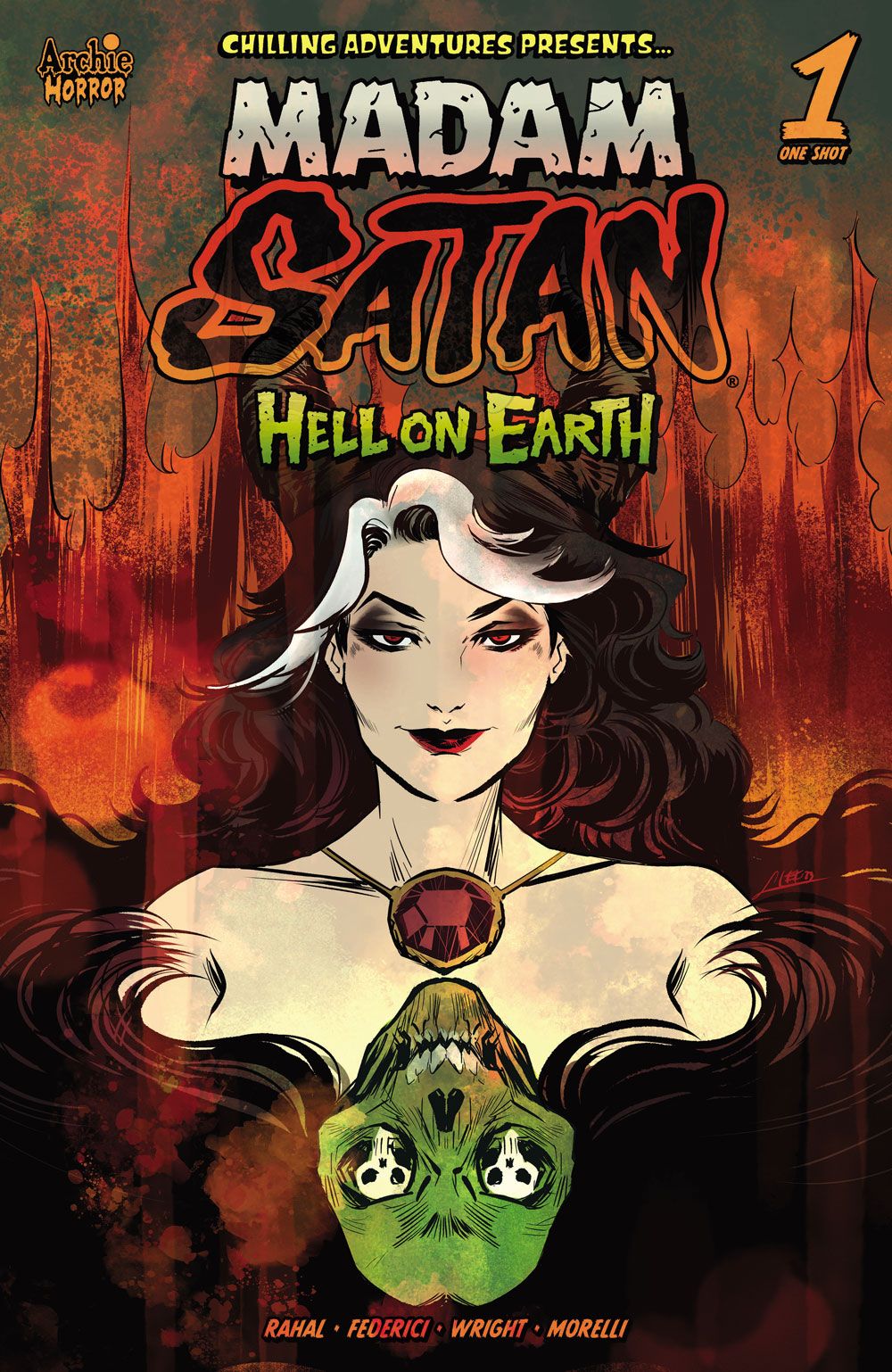 A capa variante de Madam Satan's Hell on Earth one-shot