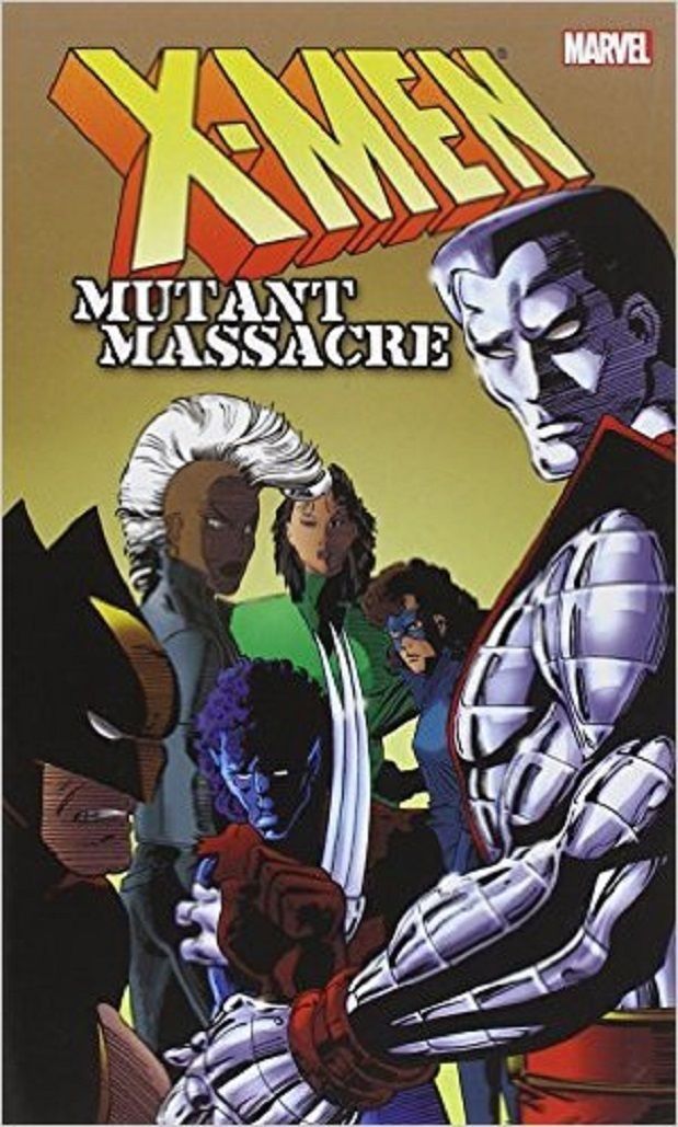 A Marvel editou a capa do livro de bolso Mutant Massacre