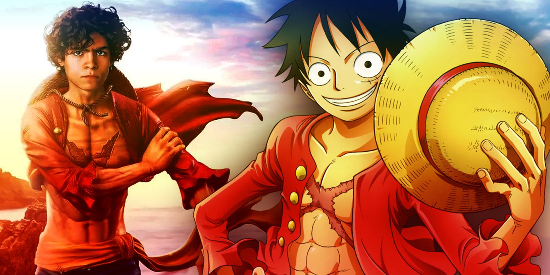 one piece anime vs live action characters! #capcut #anime #onepiece #f