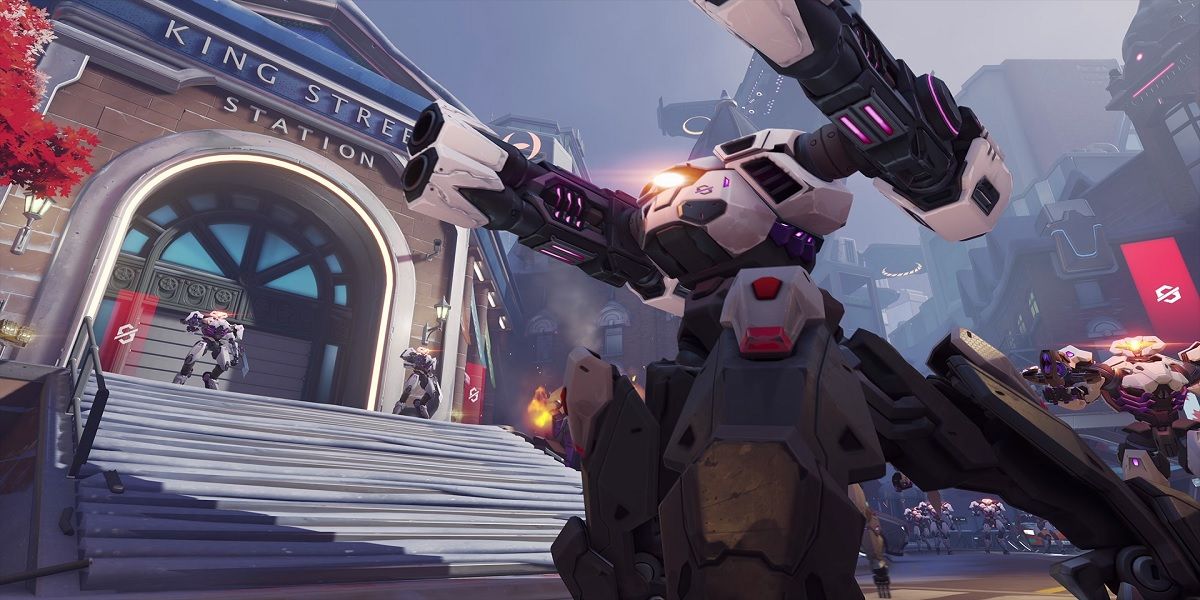 Robôs inimigos do modo PvE de Overwatch 2