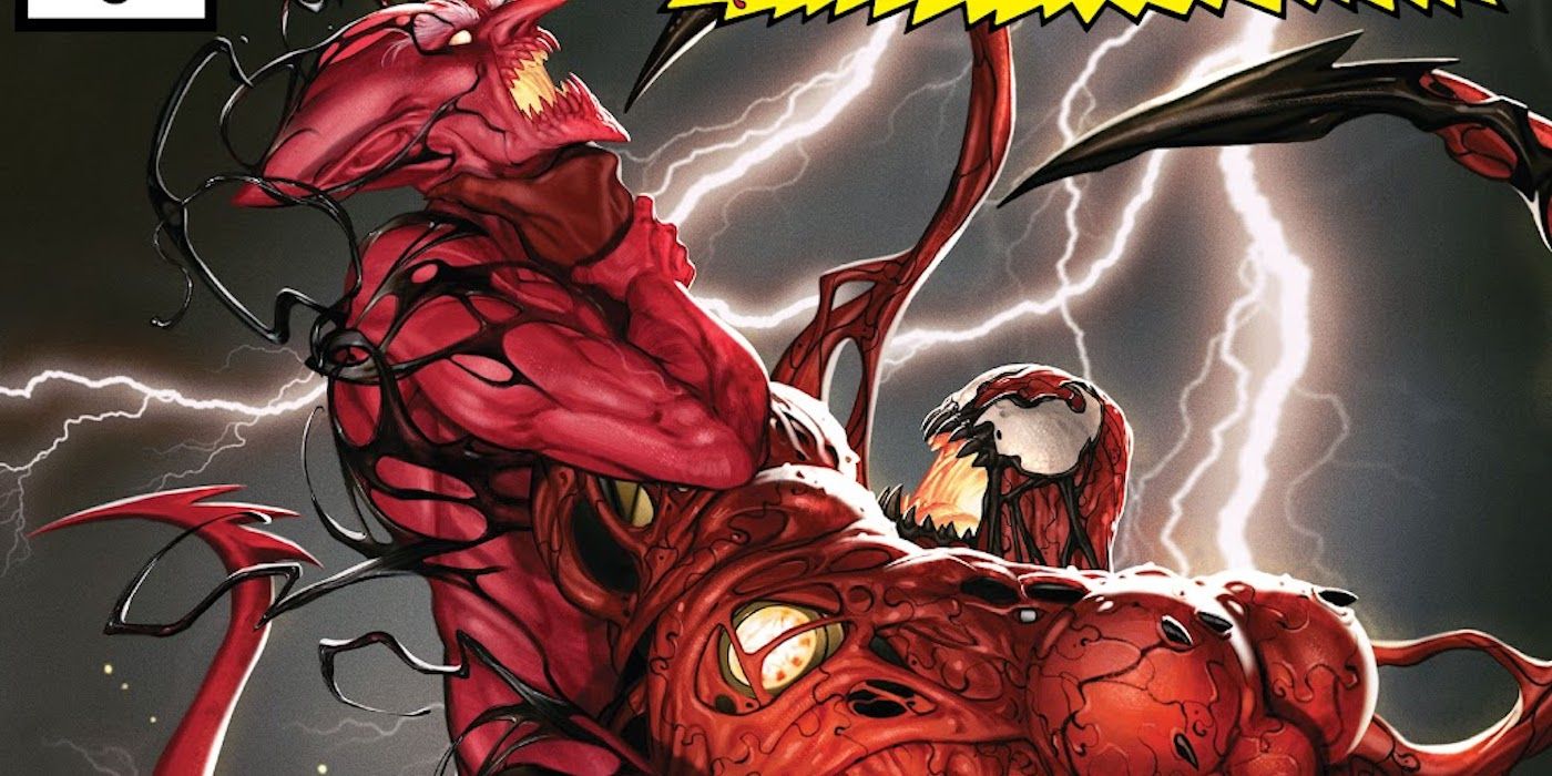 Red Goblin fights Carnage in Marvel Comics