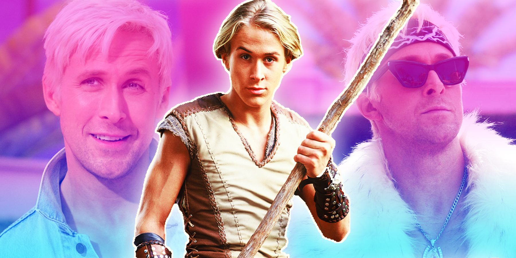 Ryan Gosling as Young Hercules and Ken in Barbie