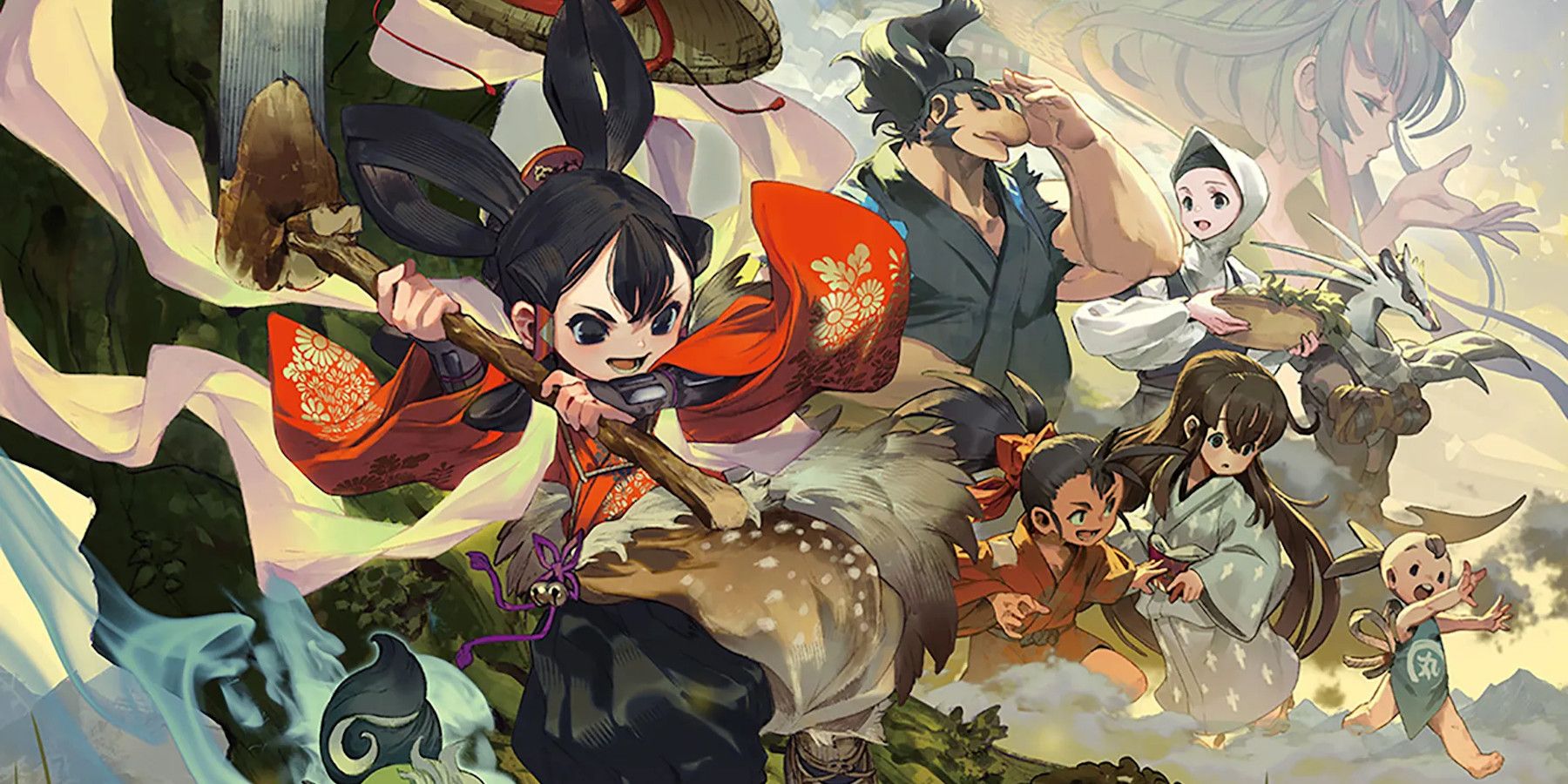 Personagens de Sakuna: Of Rice and Ruin