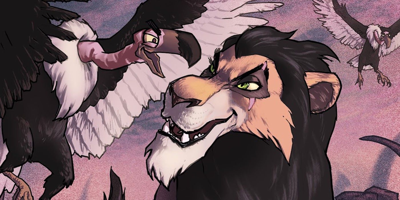 Disney Villains: Lion King villain Scar working with Kabeer and Krass in Dynamite comics