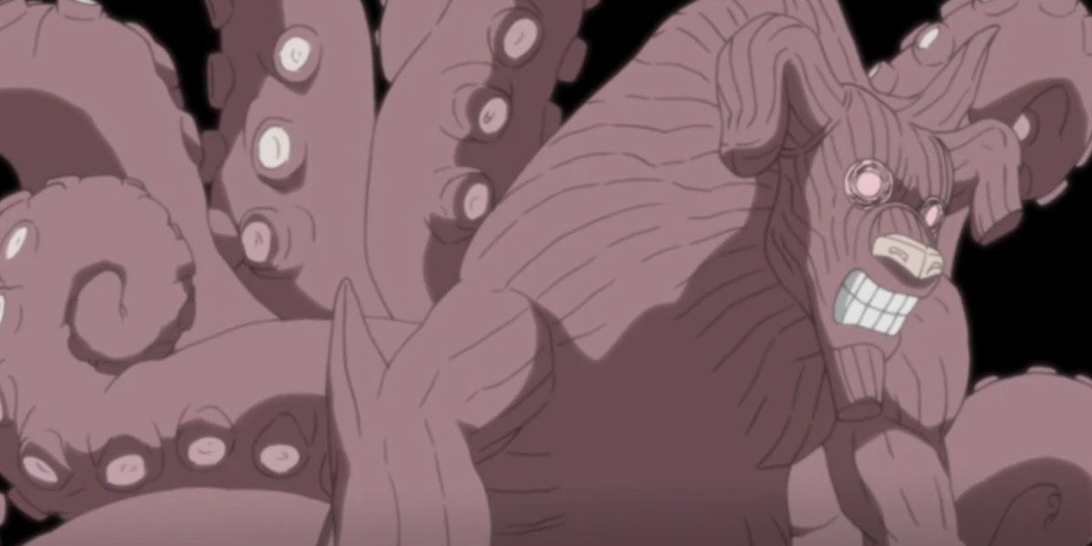 Gyuki looking furious with all his tentacles