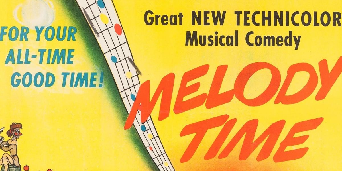 Poster advertises Walt Disney's Melody Time